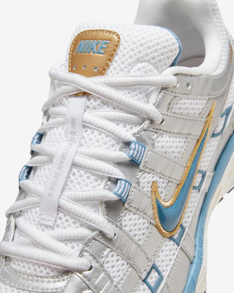 حذاء Nike P-6000 الرمادي مع الأزرق