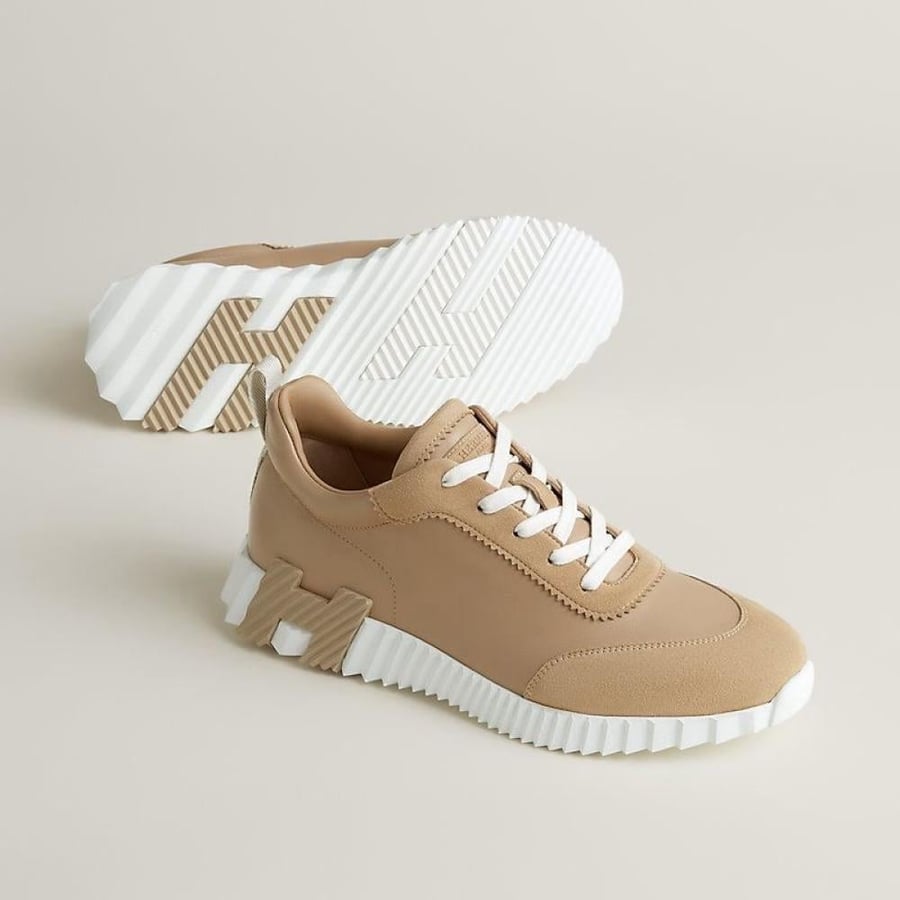 حذاء Bouncing sneaker من هيرمز - بني