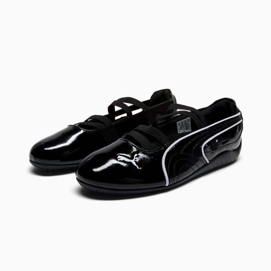 حذاء بوما سبيد كات باليه Puma speedcat ballet - أسود لامع