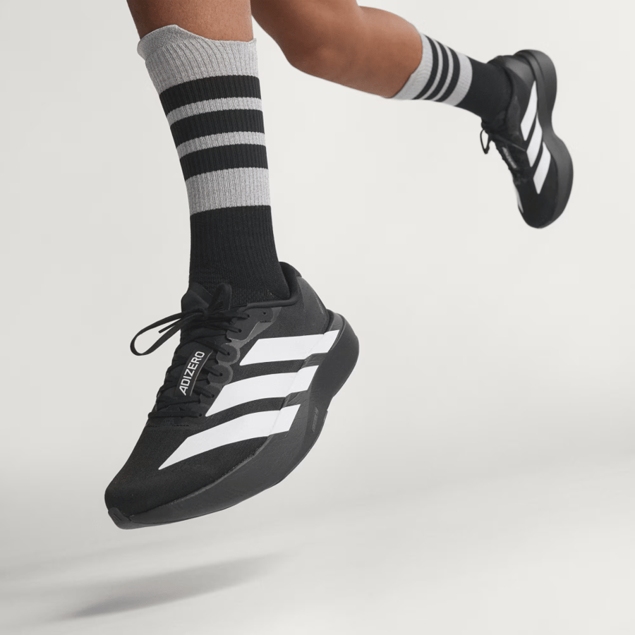 حذاء اديداس Adizero Evo SL – حذاء جري احترافي | أسود / أبيض