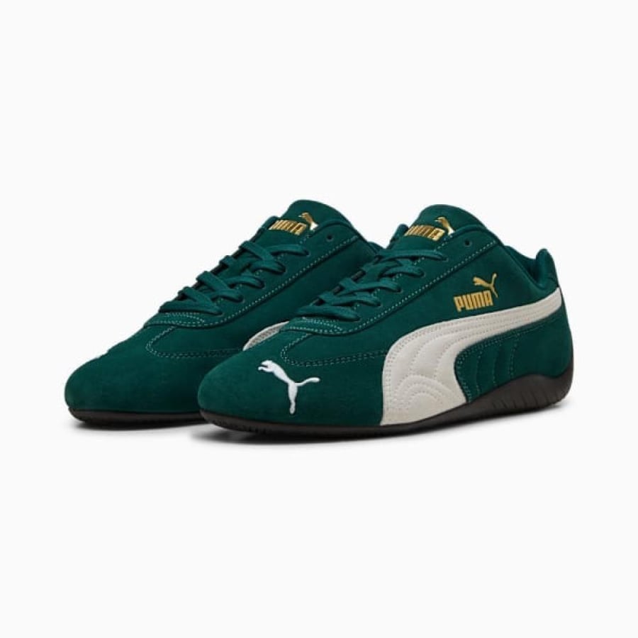 حذاء بوما سبيد كات Puma speedcat - أخضر وأبيض