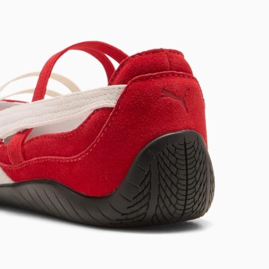 حذاء بوما سبيد كات باليه Puma speedcat ballet - أحمر وأبيض