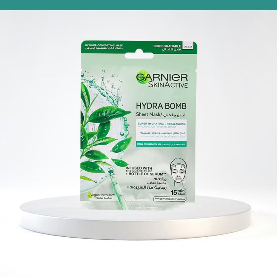 قناع غارنييه هيدرا بومب – للترطيب وإعادة التوازن (Hydra Bomb Sheet Mask)