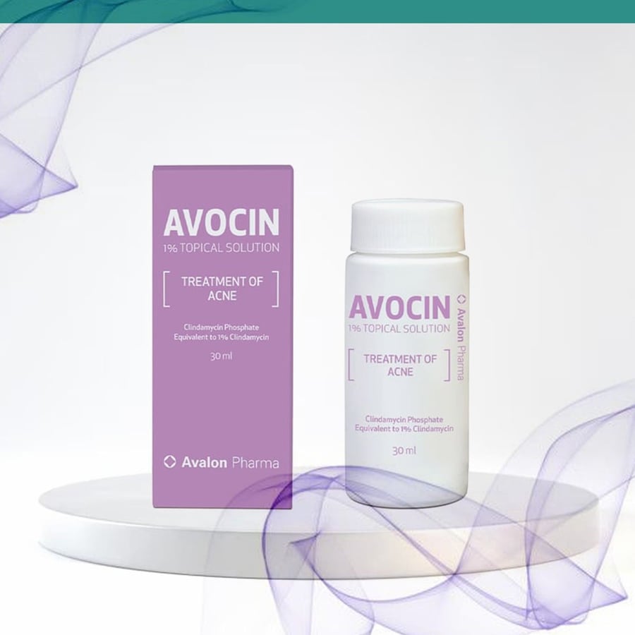 أفوسين محلول موضعي (Avocin Topical Solution) - لعلاج حب الشباب (30 مل)