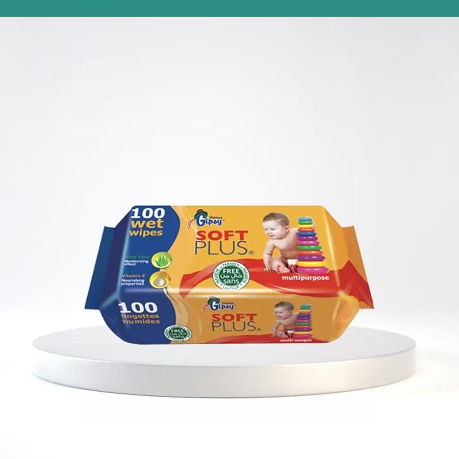 Sanita Gipoy Soft Plus – مناديل مبللة متعددة الاستخدامات