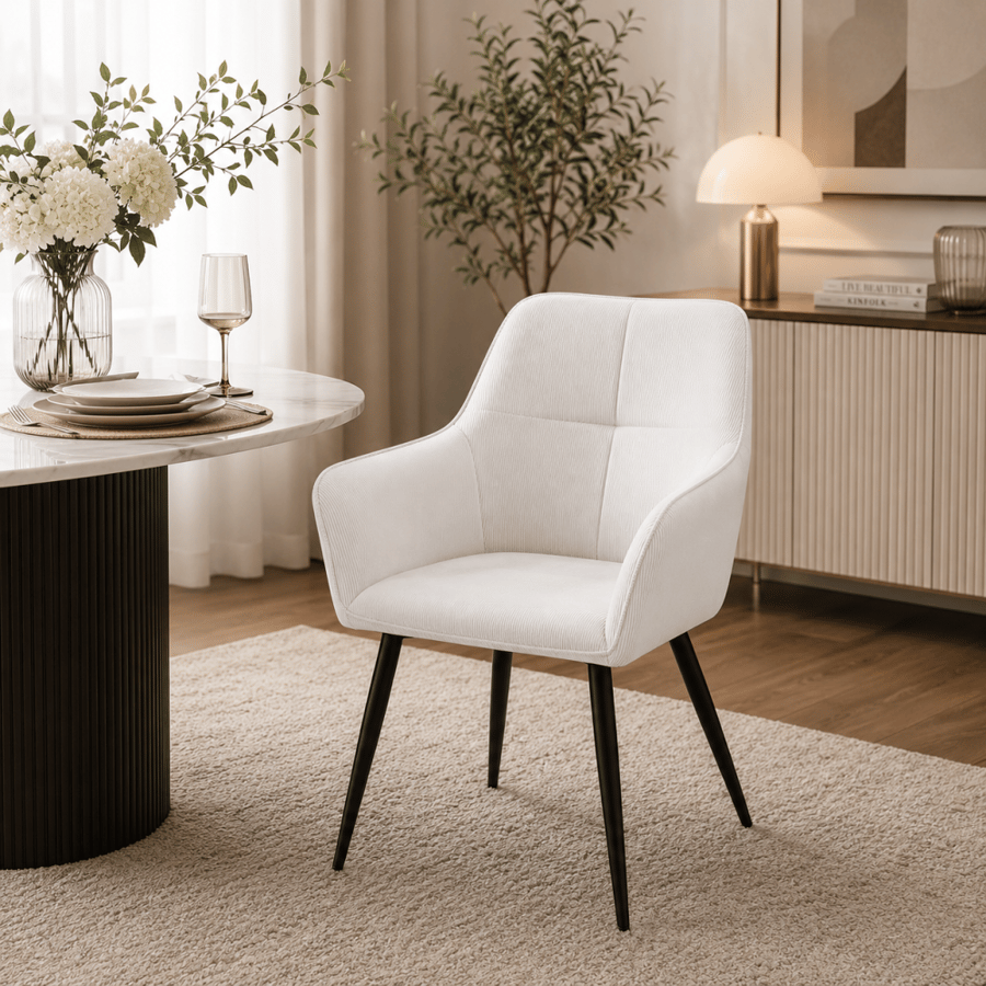 كرسي قماش A 15 WHITE