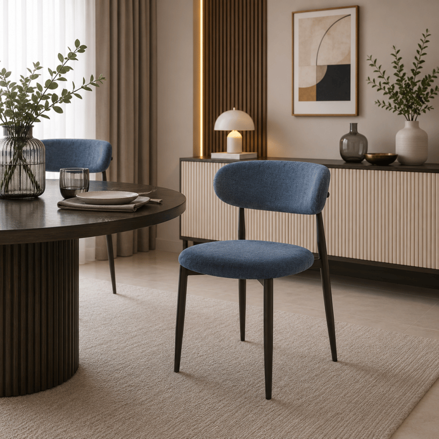 كرسي مفرد قماش A 47 BLUE