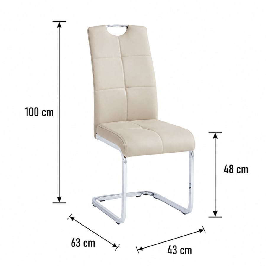 كرسي مفرد OKC-6010-H BEIGE