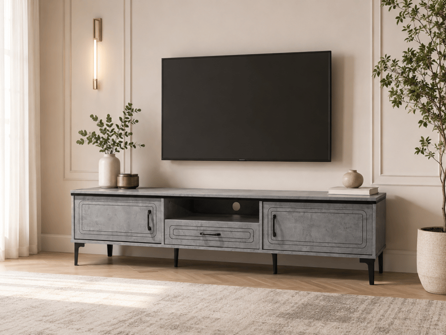 طاوله بلازما ماليزي 180سم TV 031 GREY