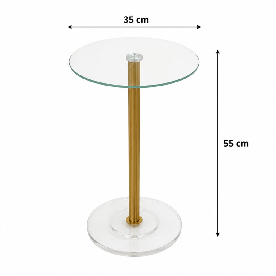 طاولة شاي مفرد QJ-495 N.BROWN
