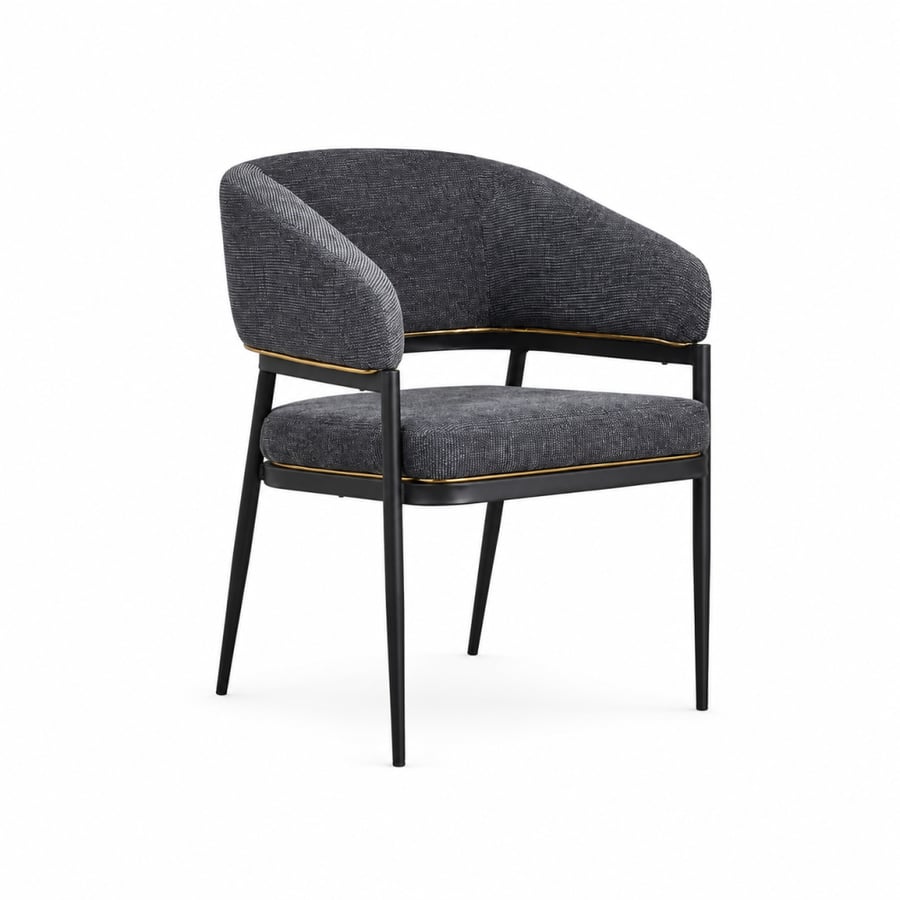 كرسي قماش مفرد A 18 D GREY