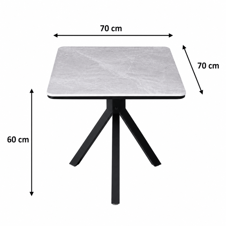 طاوله كافيه مربع SHT-240 GREY 70*70