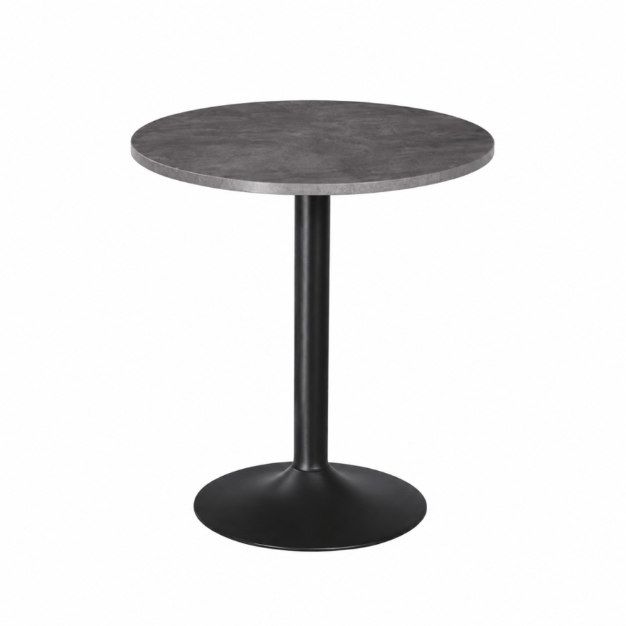 طاولة كافيه دائري TS-04 GREY/BLACK 60*60
