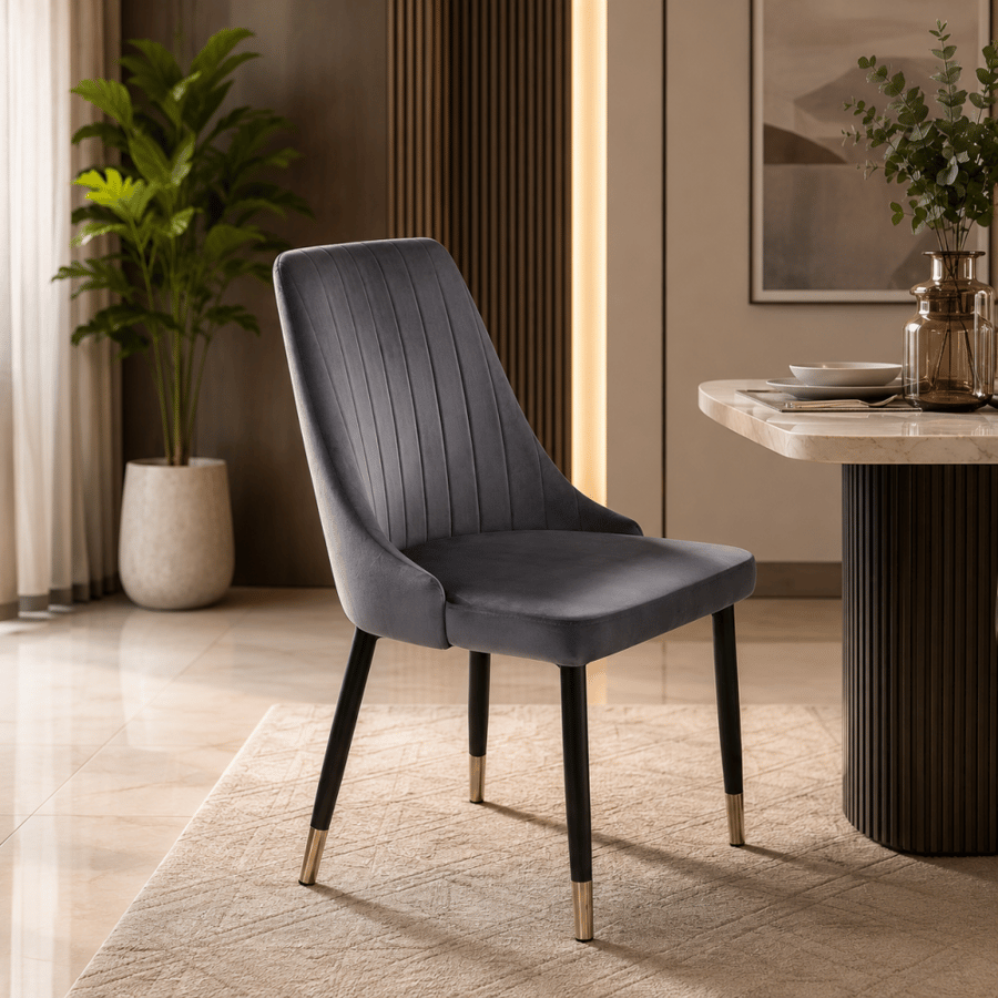 كرسي طاولة طعام مفرد  M004-1 GREY