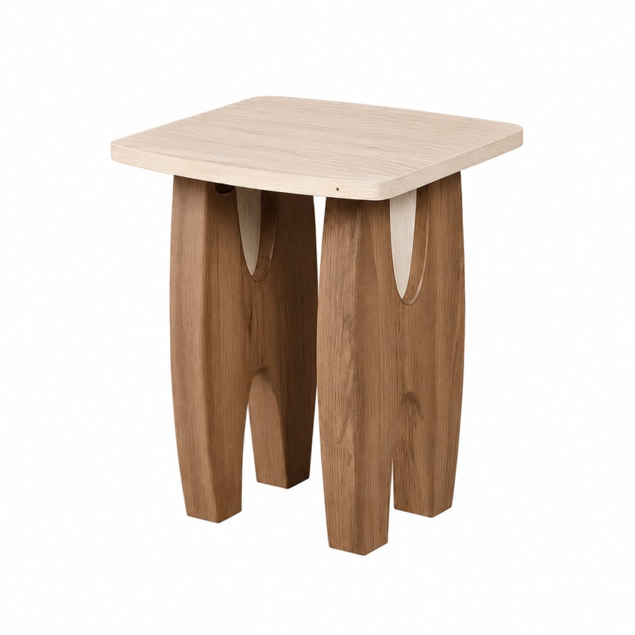 طاولة شاي مفرد QJ-495 WHITE.M