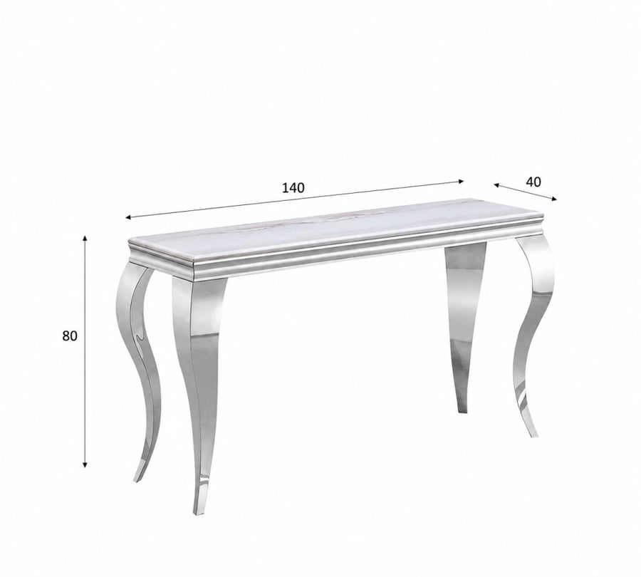 كنسول ستيل رخام CS003 SILVER