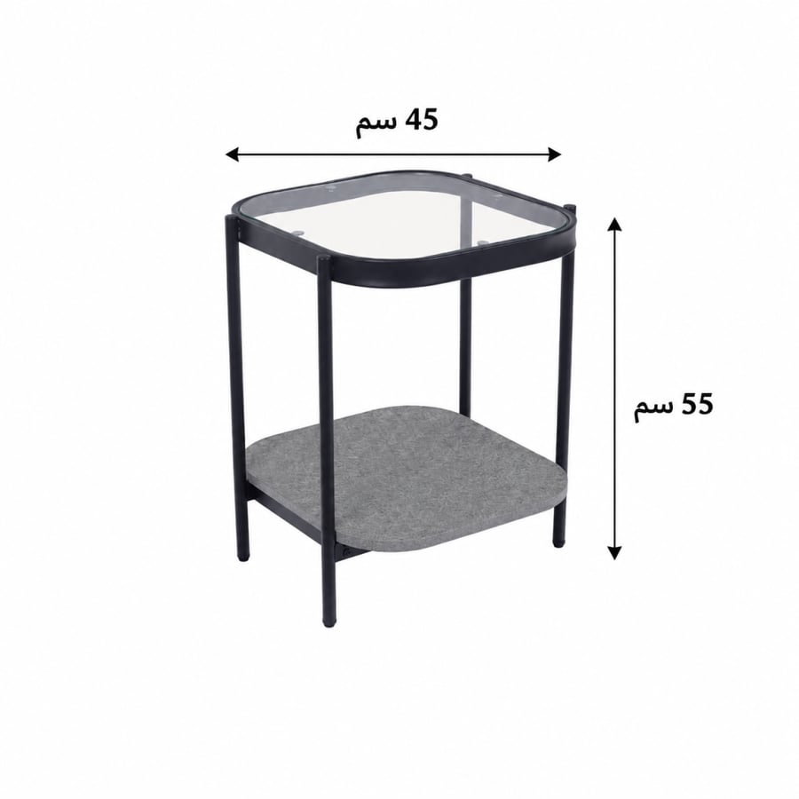 طاولة خدمة سيراميك دائري SHS-035S BROWN