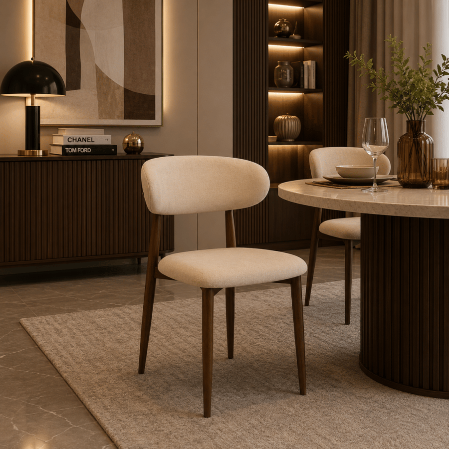 كرسي مفرد قماش MAX01 BEIGE