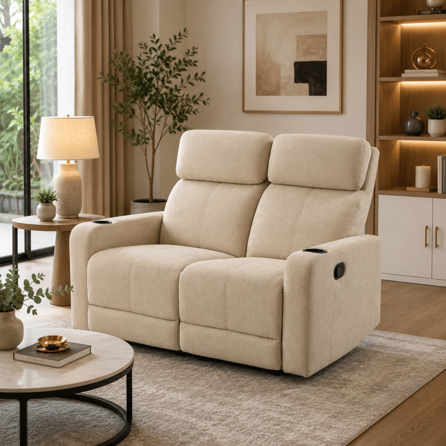 كرسي استرخاء ثابت ثنائي SF 10 BEIGE
