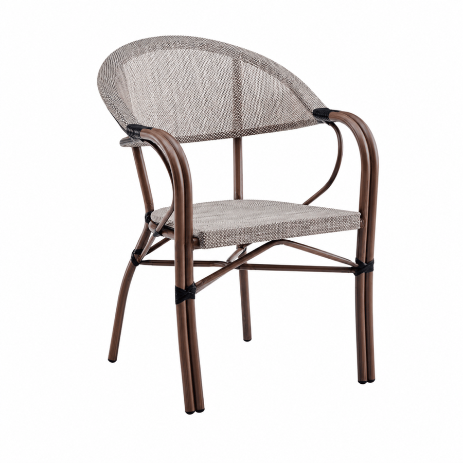 كرسي  مفرد C-988 BEIGE&COFFEE