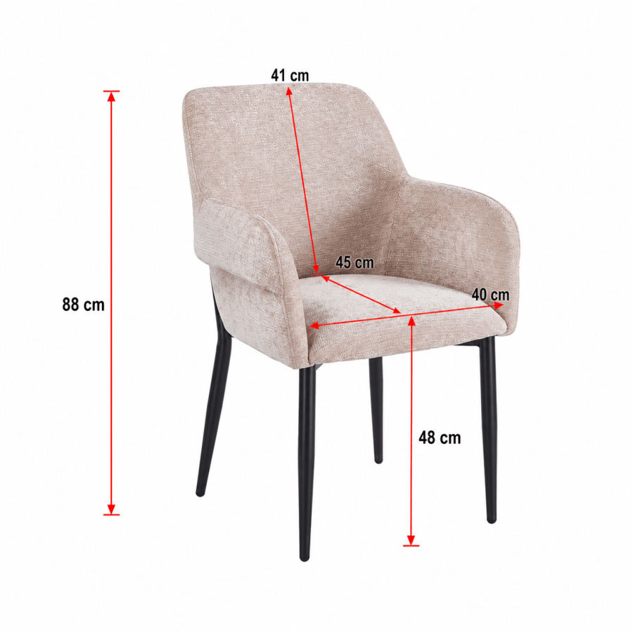 كرسي مفرد DY-01 D.BEIGE