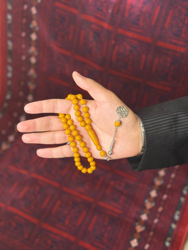 مسباح بكلايت لون اصفر غامق طربزونه حديد مقاوم للقطع