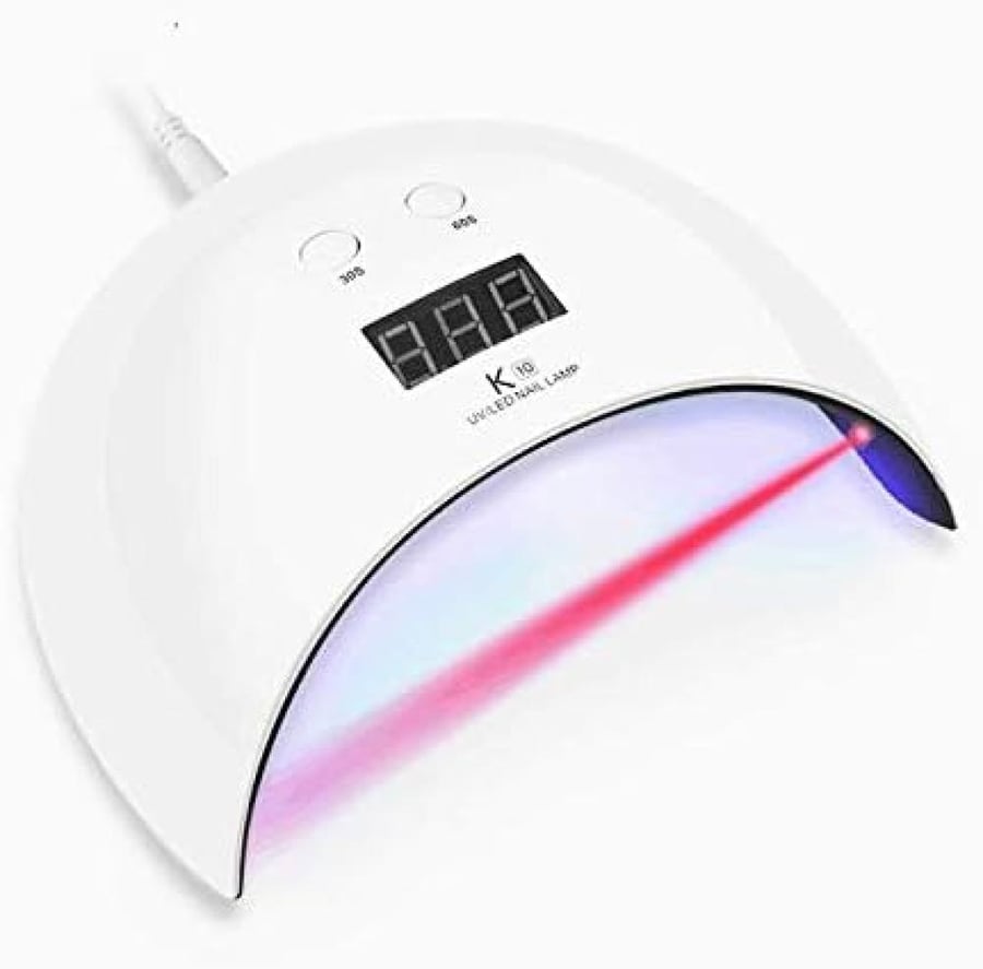 جهاز تجفيف طلاء الاظافر المحمول 36واط UV-LED