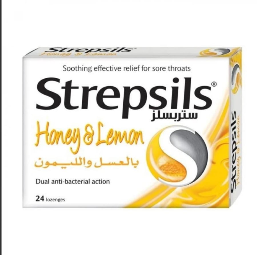 ستربسلز بالعسل والليمون 24 كبسوله