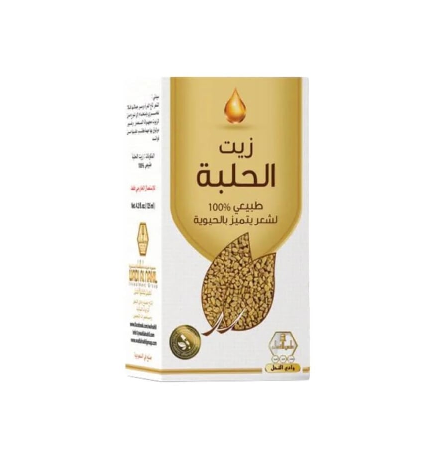 زيت الحلبة للشعر من وادي النحل 125 مل