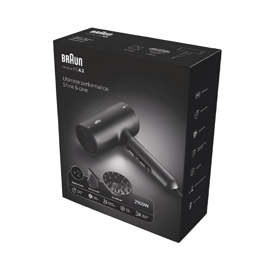 استشوار للشعر أسود من براون - HD 425