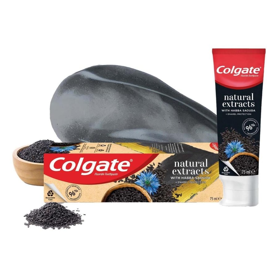 كولجيت معجون أسنان ناتشورال بالحبة السوداء - 75 مل