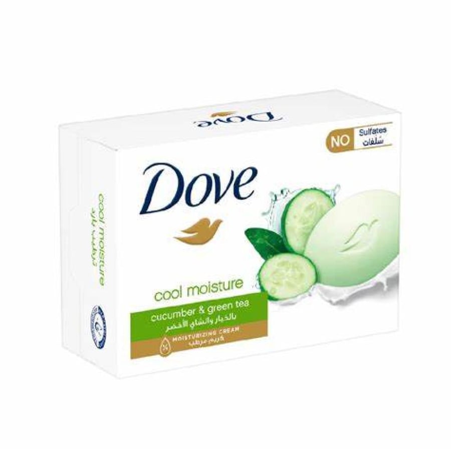 دوف صابون قالب كريم الجمال خيار وشاهي اخضر 125 جم