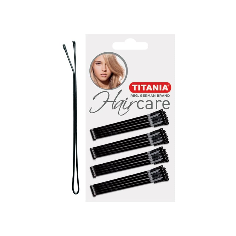 بنس شعر أسود 20 حبة 7سم 8060/7 من تيتانيا