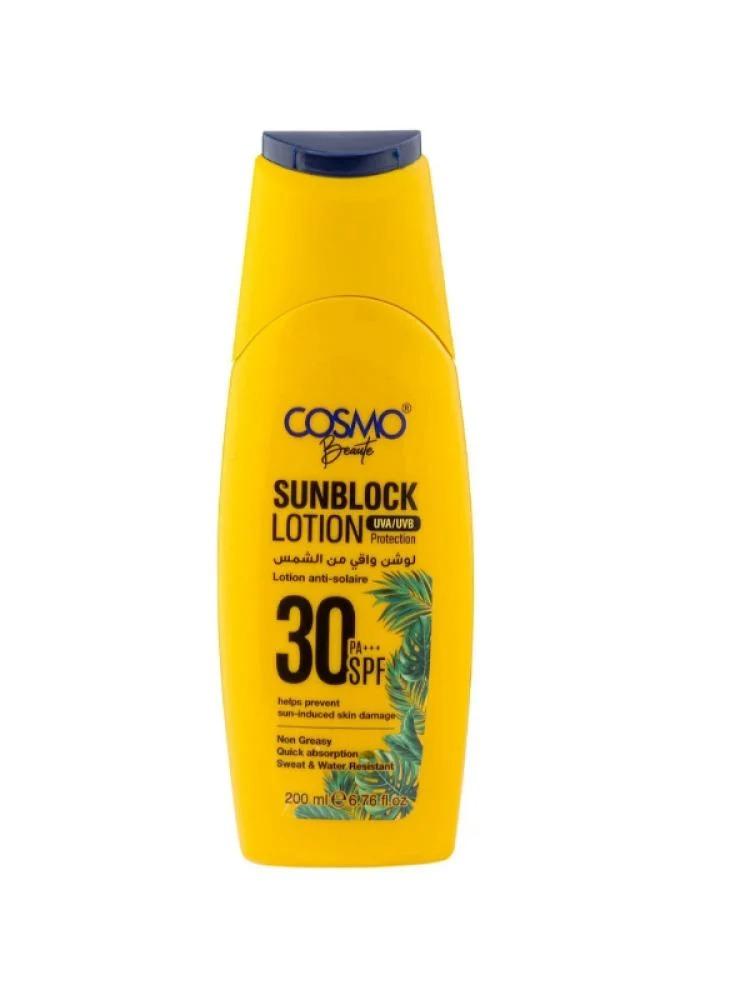 لوشن واقي من الشمس SPF30 من كوزمو 200 مل