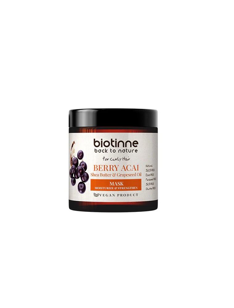 Biotin mask for curly hair for repairing hair 200 ml