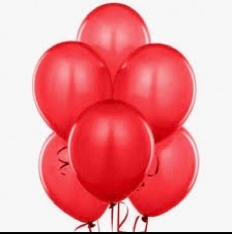 6 balloons