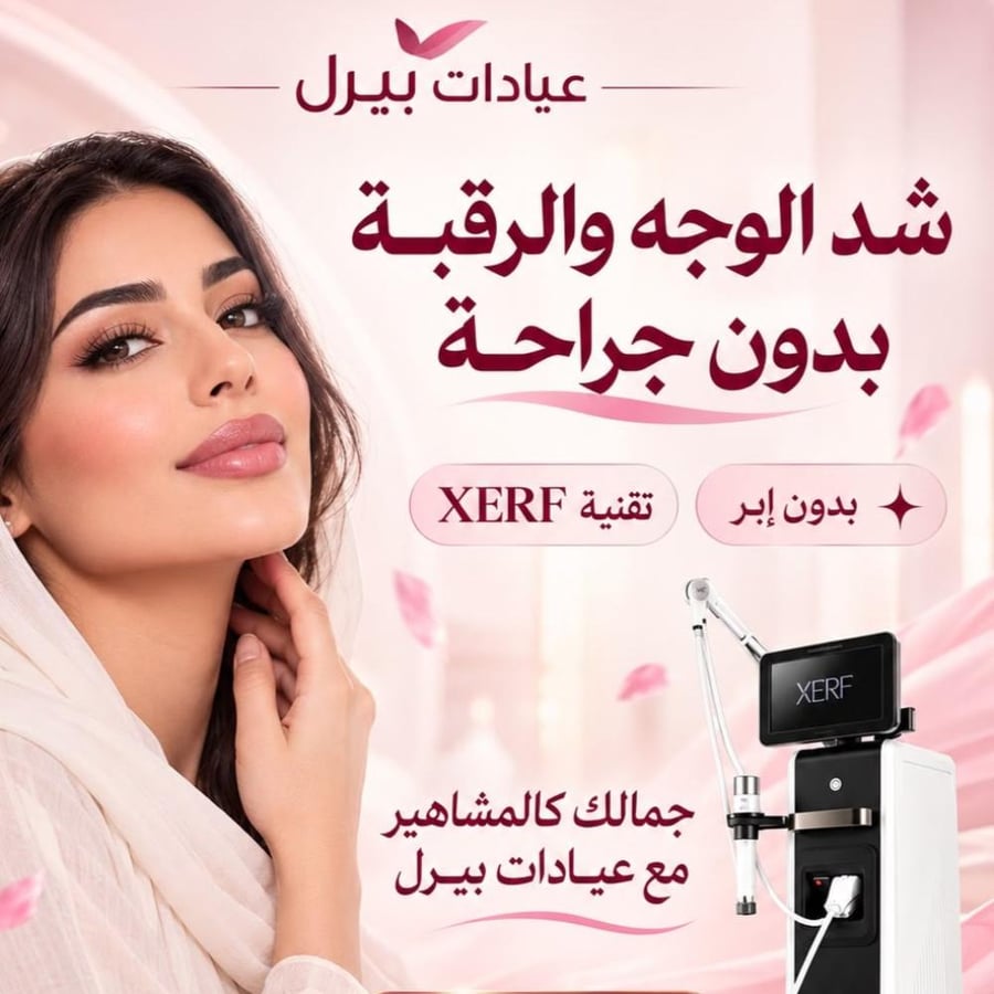 شد الوجة والرقبة الغير جراحي بجهاز XERF