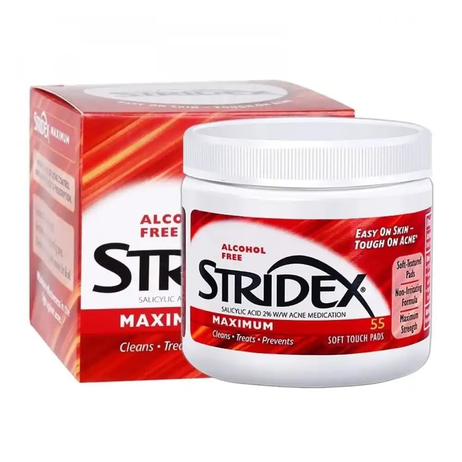 Stridex Maximum Acne Pads (ضمادات ستريدكس القصوى لحب الشباب)