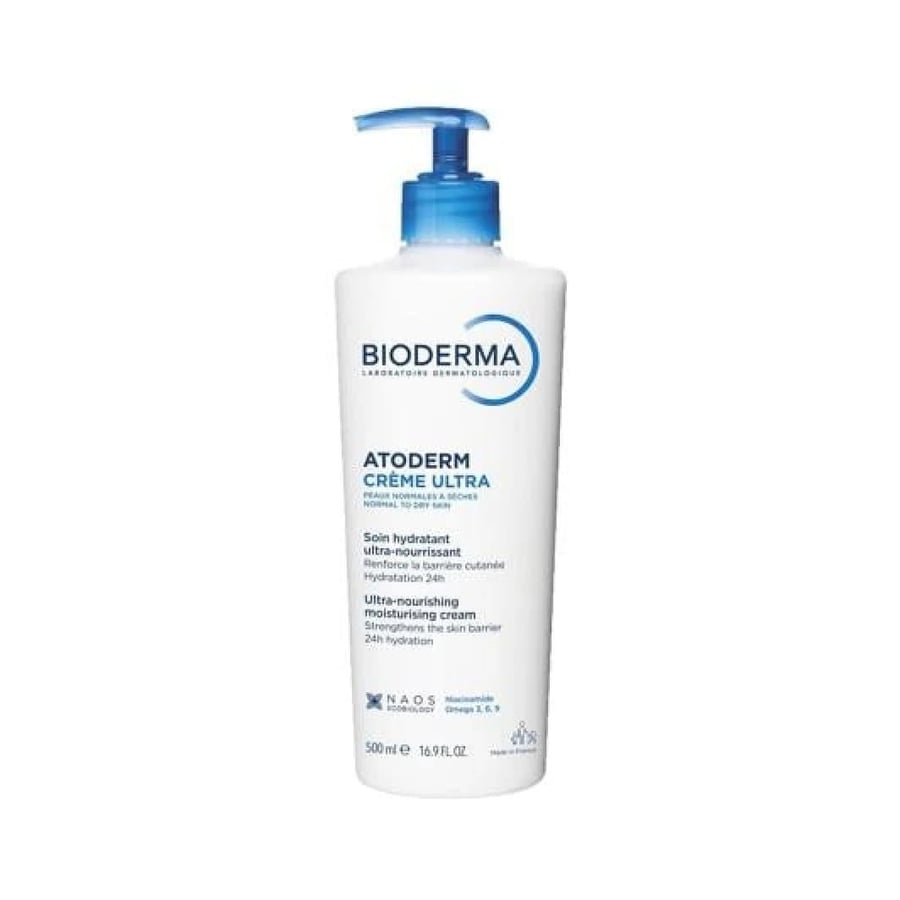كريم بيوديرما أتوديرم ألترا المرطب للبشرة الجافة والحساسة ٥٠٠مل Bioderma Atoderm Crème Ultra