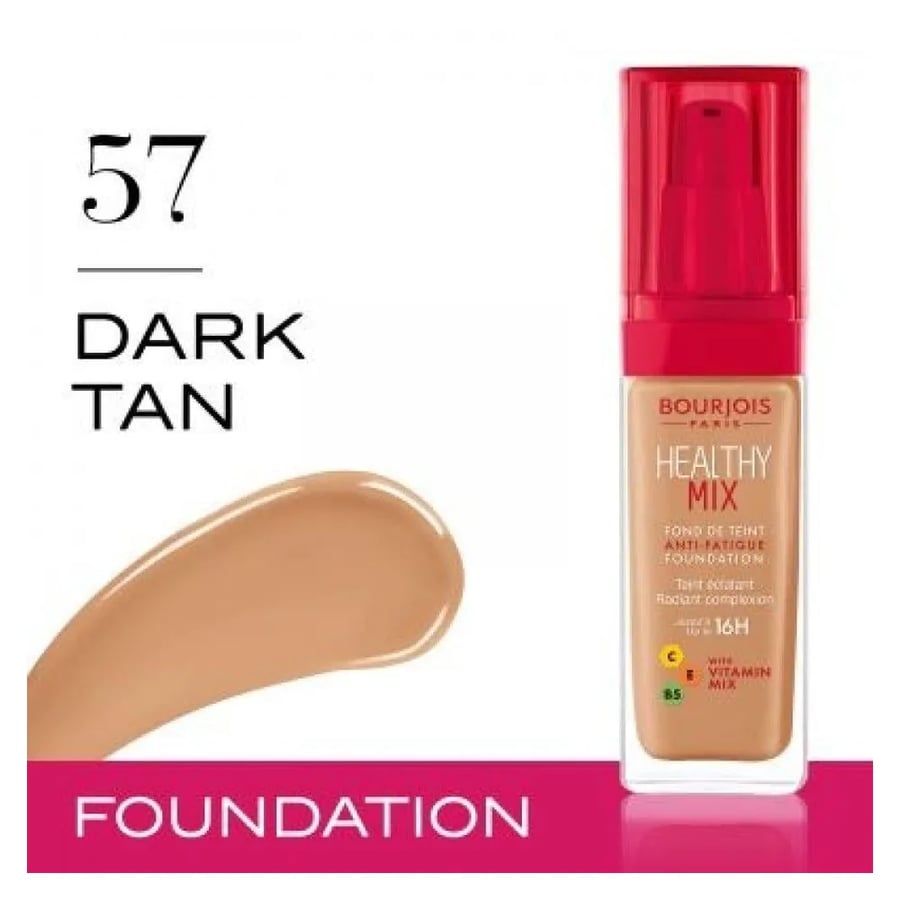 Bourjois Healthy Foundation No 57 - كريم أساس بورجوا الصحي رقم ٥٧