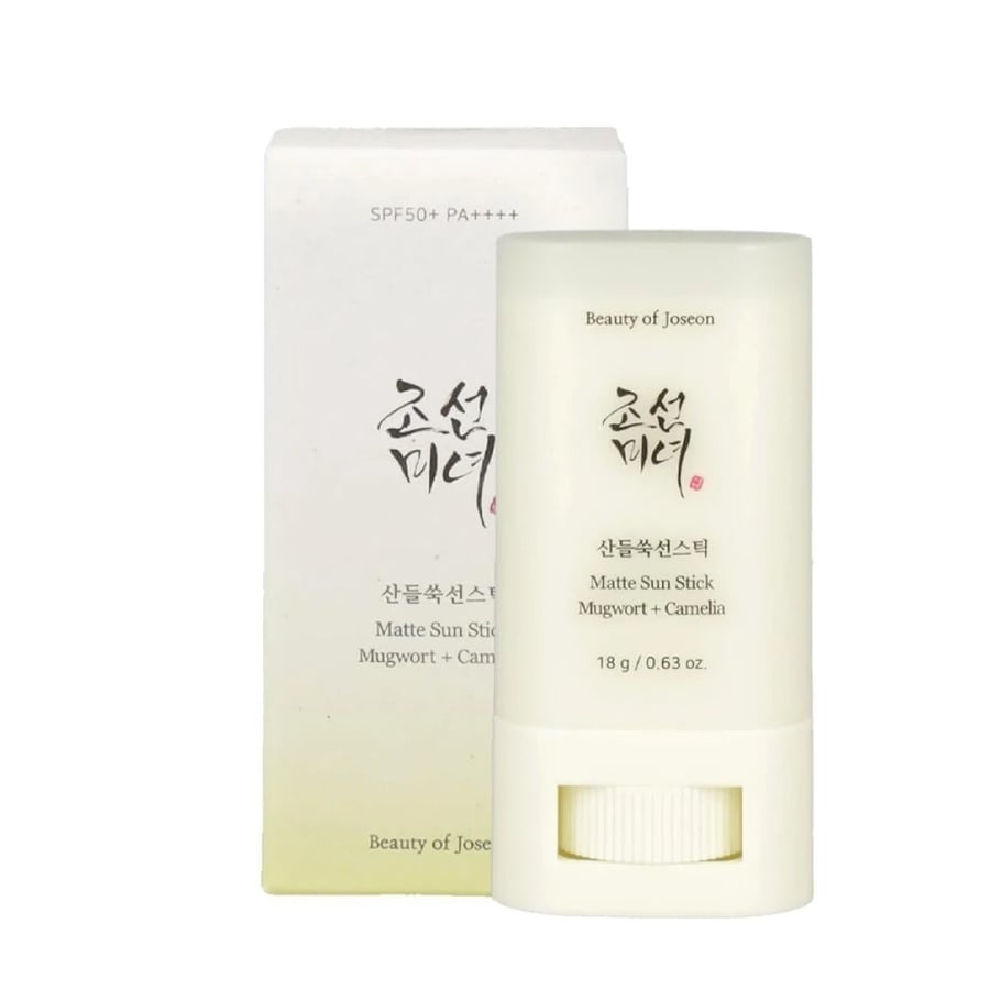 واقي شمس بيوتي أوف جوسون ستيك SPF50+ غير لامع للبشرة ١٨جم   Beauty of Joseon Matte Sun Stick Mugwort + Camellia SPF50+ PA++++