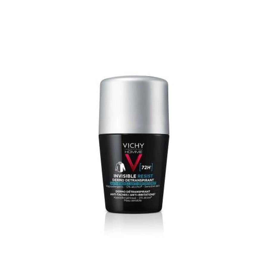 مزيل عرق فيتشي للرجال رول أون 72 ساعة مضاد للتعرق ٥٠مل Vichy Homme Anti-Perspirant Deodorant Roll-On