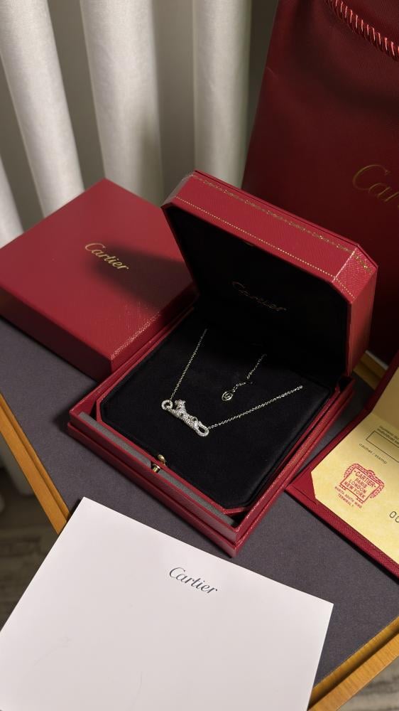 سلسال Cartier فضي