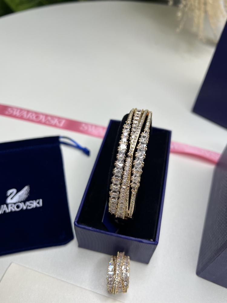 خاتم SWAROVSKI - اسورة + خاتم (مقاس 14 )