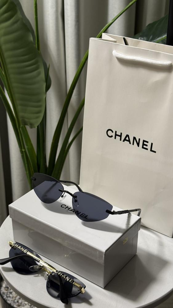 نظارة CHANEL لاطار اسود عدسه اسود