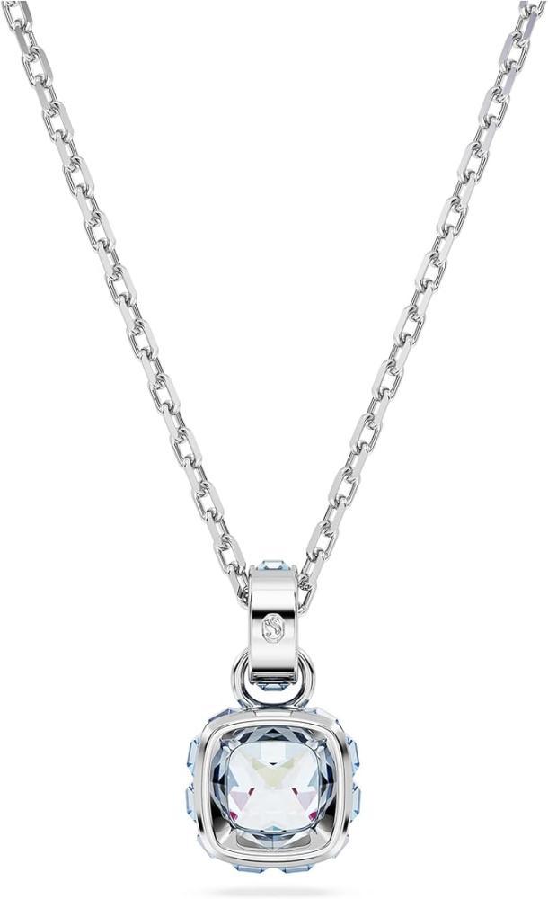 سلسال SWAROVSKI - سلسال سوارفيسكي فضي - أزرق
