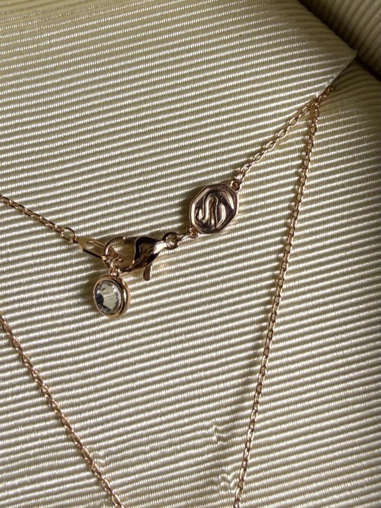 سلسال SWAROVSKI روز قولد ازرق
