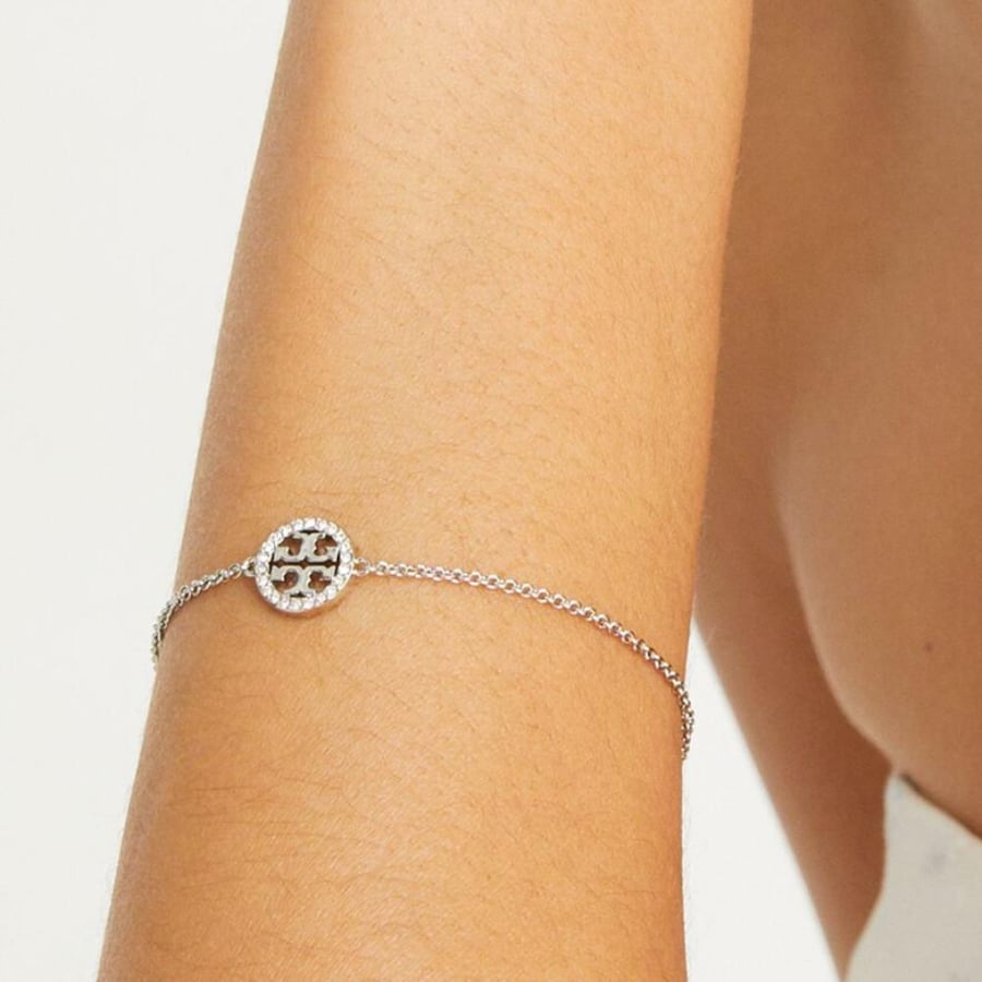 إسوارة TORY BURCH معدن فضي - ذهبي