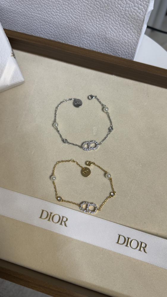 اسواره Dior ذهبي لونين ( ذهبي - فضي )
