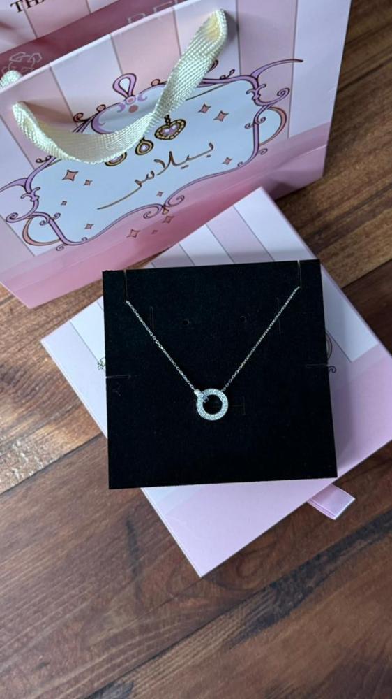 سلسال فضه عيار925 دائره